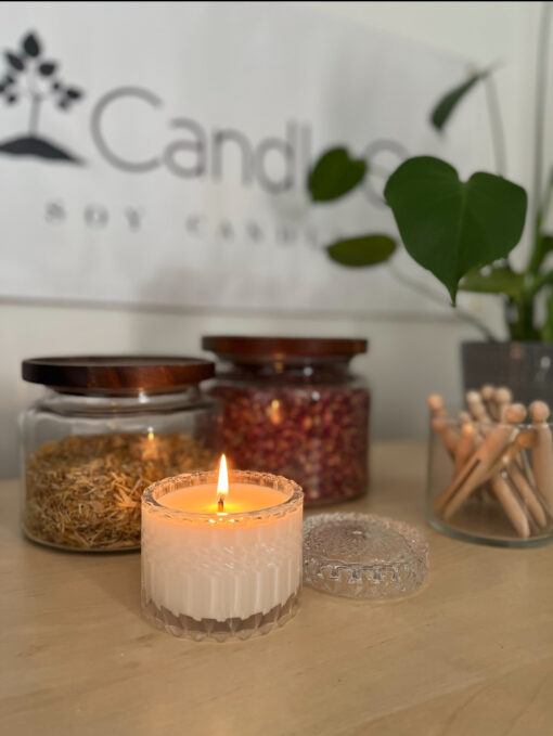 Ribbed Candle